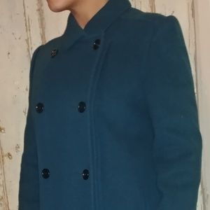 Wool Melton Dress Coat-Vintage